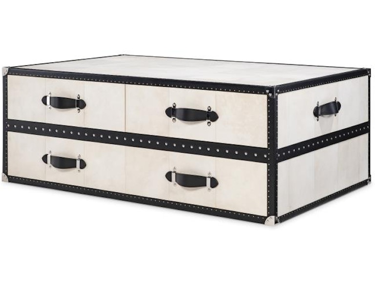 Maitland-Smith Home Accents Hawkins Cocktail Trunk 8486-13 at Norwood Furniture