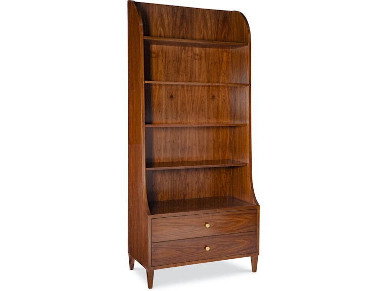 Maitland-Smith Home Office Bennett Book Shelf 8519-53 at Norwood Furniture
