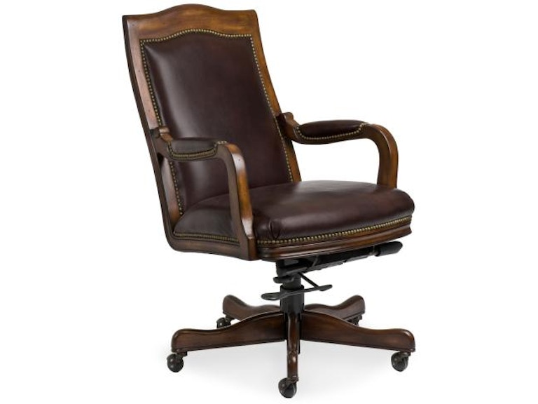 Maitland-Smith Home Office Grady Swivel Tilt Desk Chair Ra1015st-dub-che RA1015ST-DUB-CHE at Norwood Furniture