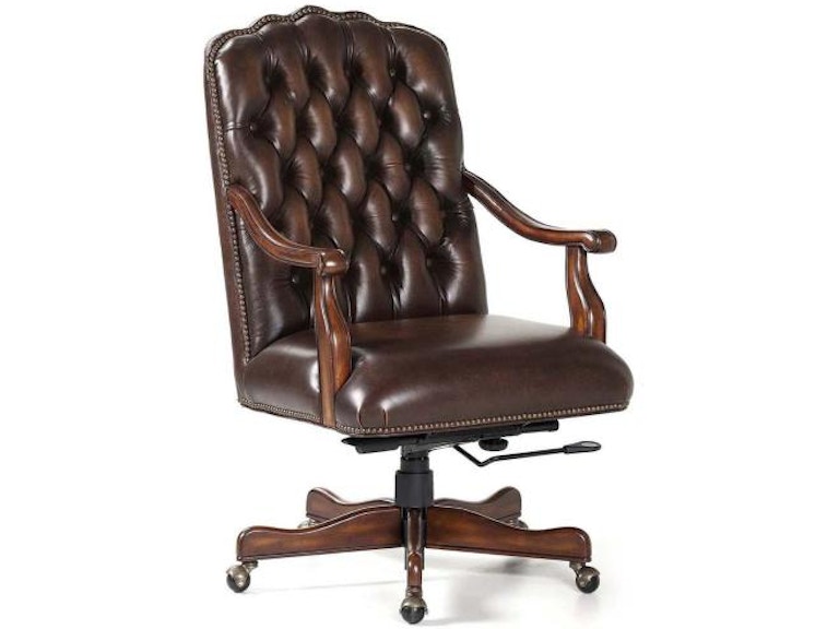 Maitland-Smith Home Office Johnson Swivel Tilt Desk Chair Ra116st-bri-bar RA116ST-BRI-BAR at Norwood Furniture