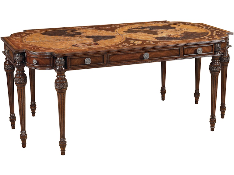 Maitland-Smith Home Office Map Writing Desk 8109-55 at Norwood Furniture