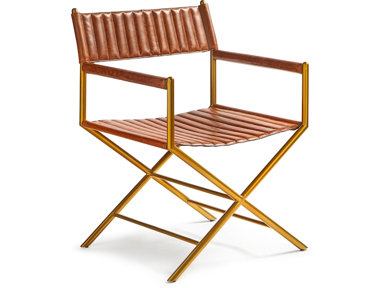 Maitland-Smith Living Room Akira Chair 8399-43 at Norwood Furniture