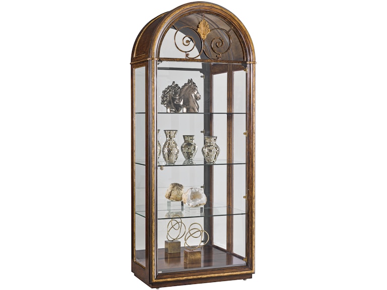 Maitland-Smith Living Room Aria Display Cabinet 88-0309 at Norwood Furniture