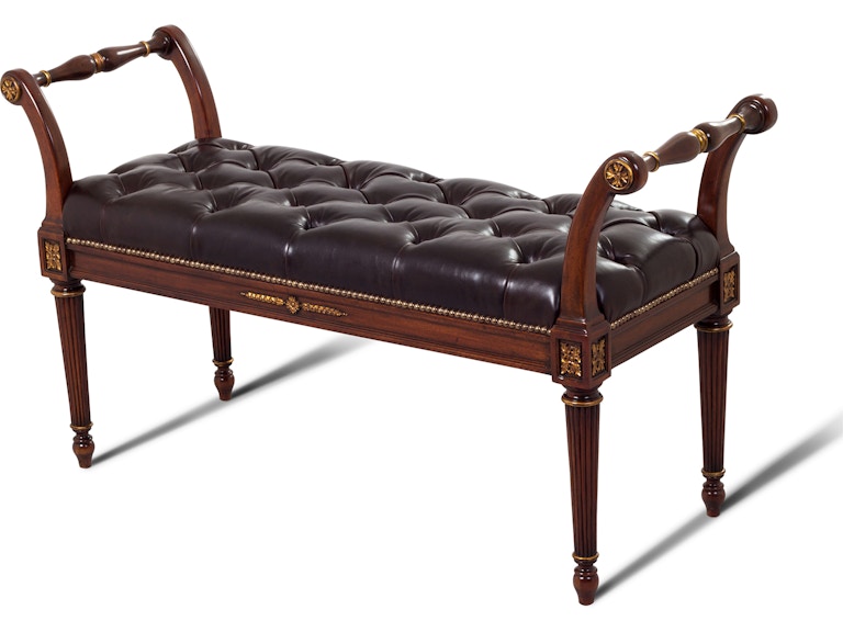 Maitland-Smith Living Room Auter Bench (Sh11-082004) 89-2001 at Norwood Furniture