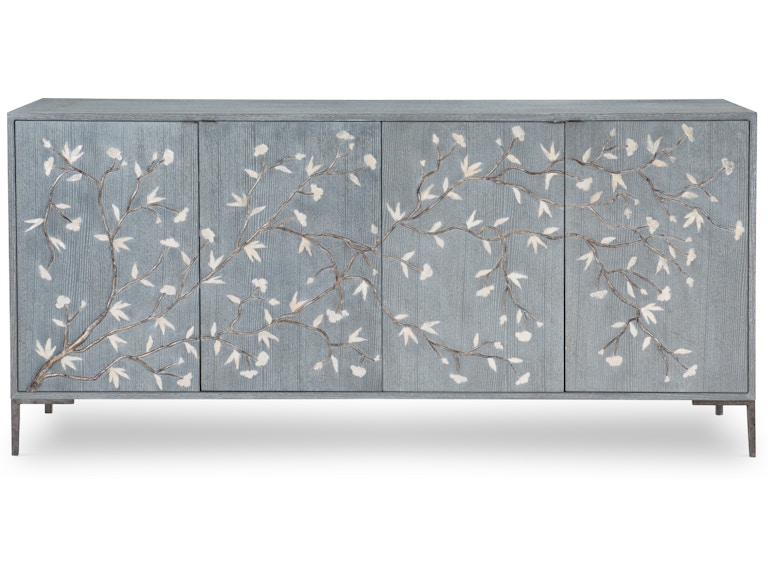 Maitland-Smith Living Room Blossom Chiffonier 8156-51 at Norwood Furniture