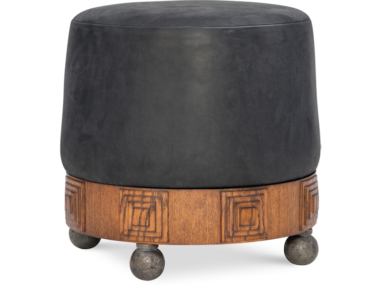 Maitland-Smith Living Room Bongo Ottoman 8431-43 at Norwood Furniture