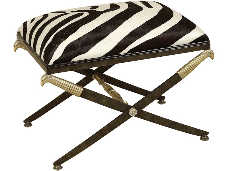 Maitland-Smith Living Room Excalibur Bench 8117-42 at Norwood Furniture