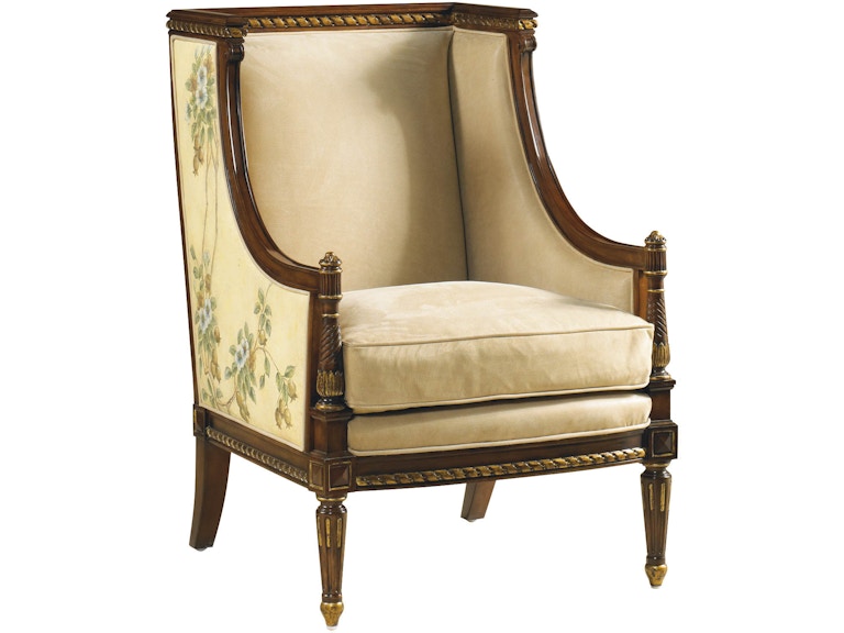 Maitland-Smith Living Room Floral Occasional Chair 8110-43 at Norwood Furniture