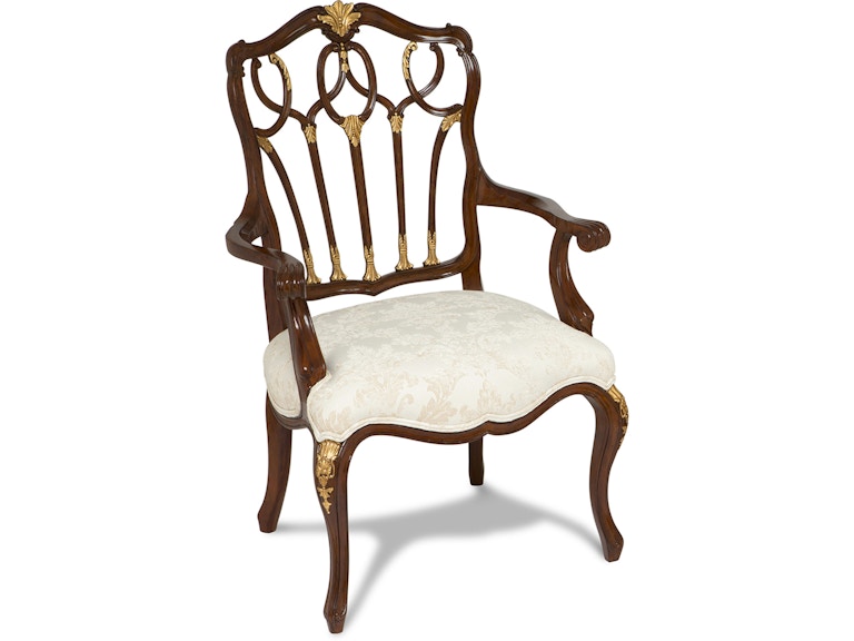 Maitland-Smith Living Room Gothic Arm Chair (Sh26-112014) 89-0206 at Norwood Furniture