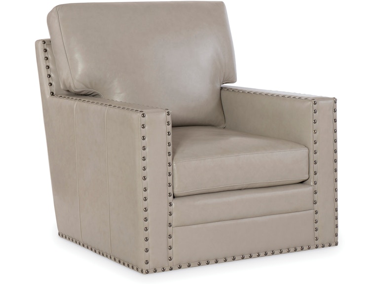 Maitland-Smith Living Room Grantham Swivel Chair RA2273-S-QUA-TAU at Norwood Furniture