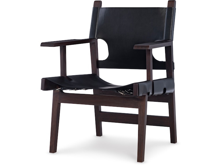 Maitland-Smith Living Room Noah Camp Chair 8498-43-B at Norwood Furniture