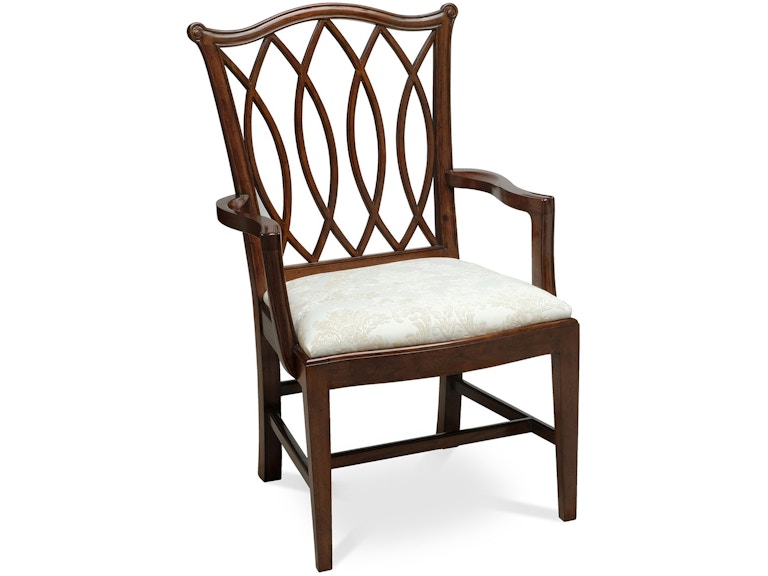 Maitland-Smith Living Room Patron Arm Chair (Sh26-020917) 89-0202 at Norwood Furniture