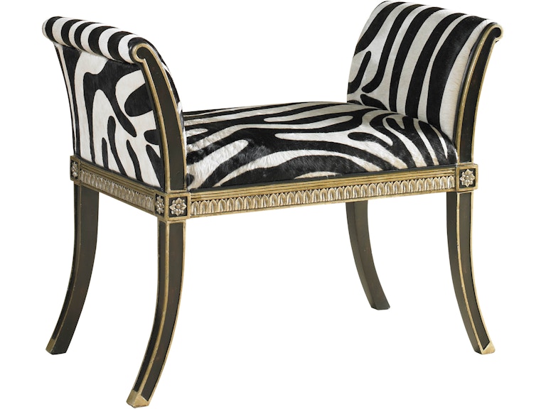 Maitland-Smith Living Room Safari Bench 8105-42 at Norwood Furniture