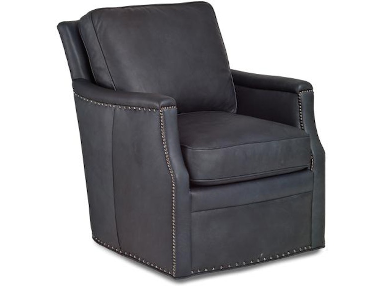 Maitland-Smith Living Room Thompson Swivel Chair RA1165-S-WIM-SLA at Norwood Furniture