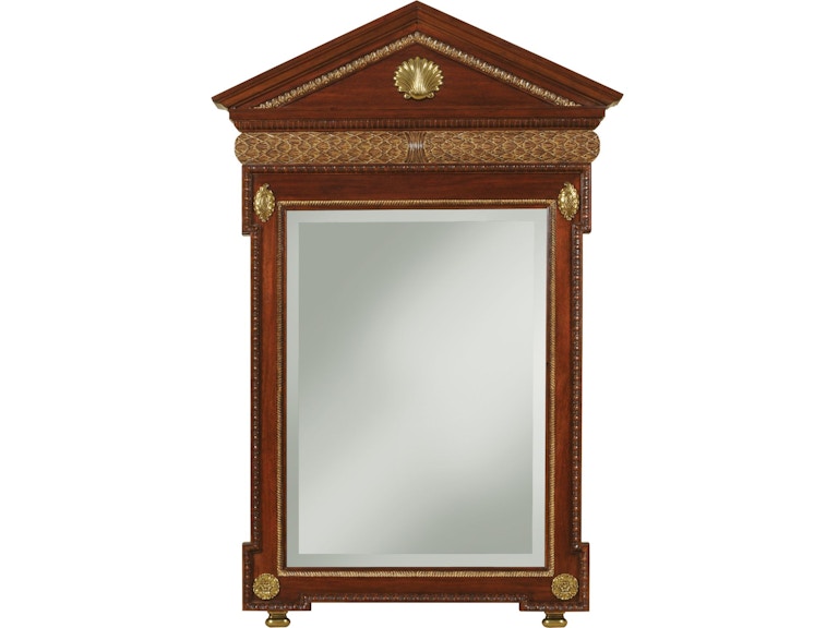 Maitland-Smith Mirrors Knightsbridge Mahogany Mirror 8105-28 at Norwood Furniture