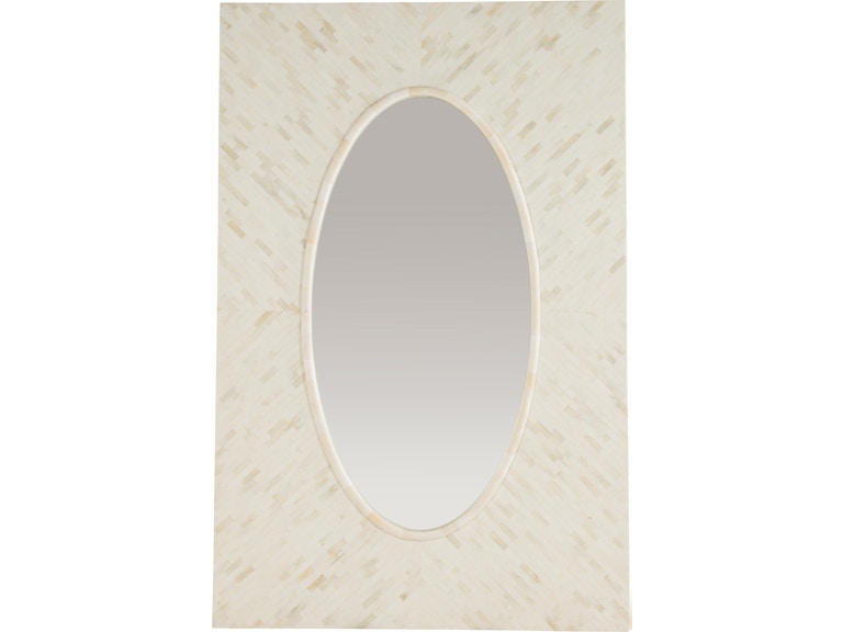Maitland-Smith Mirrors Large Bone Mirror 8432-28 at Norwood Furniture