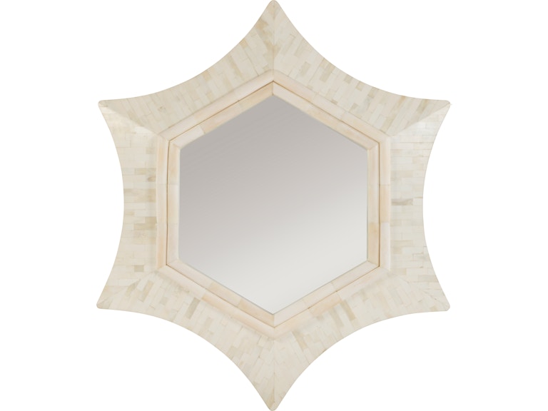 Maitland-Smith Mirrors Star Bone Mirror 8431-28 at Norwood Furniture