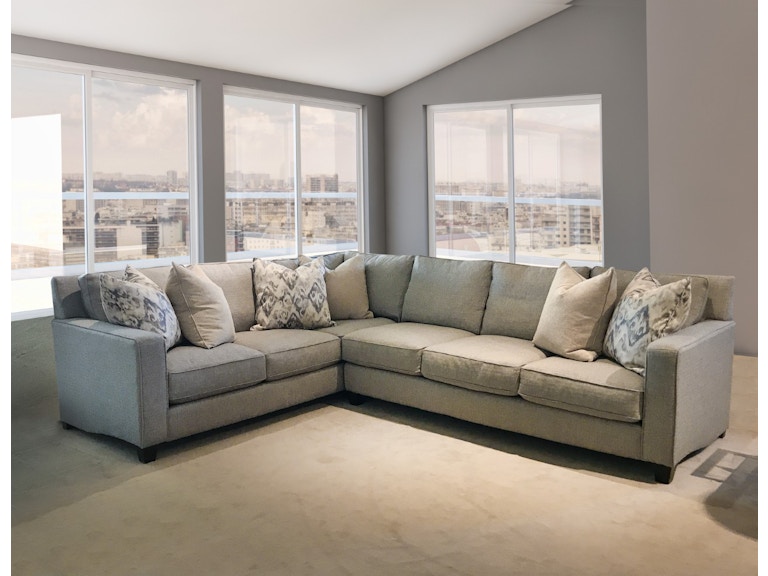 Norwood Comfort Seating Living Room Taupe Sectional NOCSNo2 at Norwood Furniture