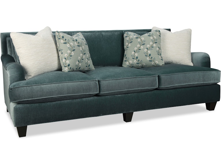 Paula Deen by Craftmaster Living Room Three Cushion Sofa P747450BD at Norwood Furniture