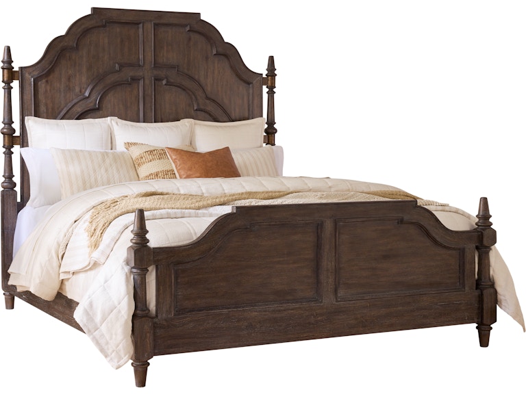 PFC Bedroom Revival Row Queen Panel Bed P348-BR-K1 at Norwood Furniture