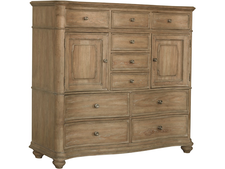 PFC Bedroom Weston Hills 10 Drawer Master Chest with Cabinets P293-BR-K12 at Norwood Furniture