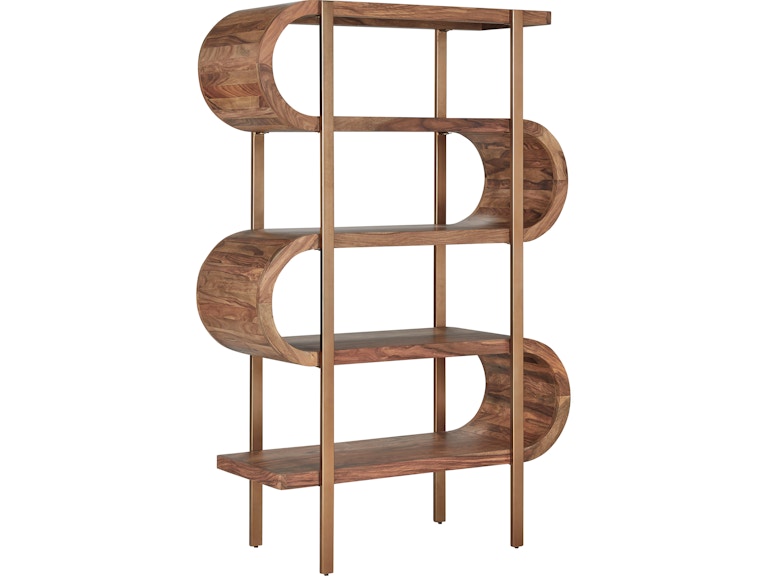 PFC Home Office Drew & Jonathan Heritage 4-Shelf S-Design Open Bookcase P401DJ073 at Norwood Furniture