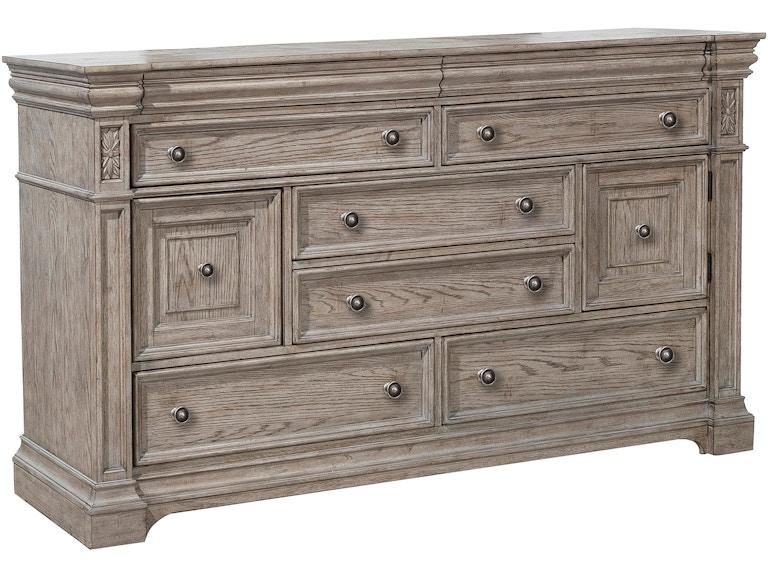Pulaski Furniture Bedroom Kingsbury 8 Drawer Dresser P167100 at Norwood Furniture