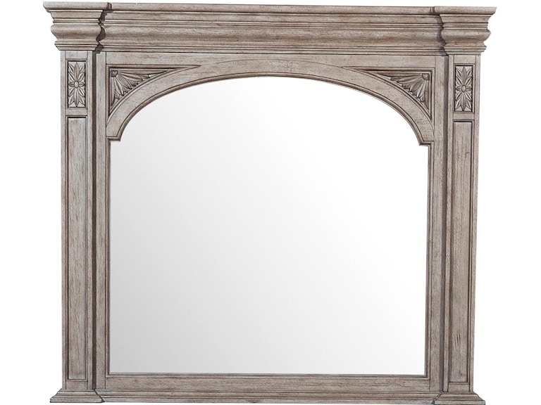 Pulaski Furniture Bedroom Kingsbury Beveled Dresser Mirror P167110 at Norwood Furniture
