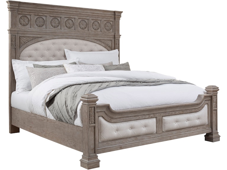 Pulaski Furniture Bedroom Kingsbury King Panel Bed P167-BR-K3 at Norwood Furniture