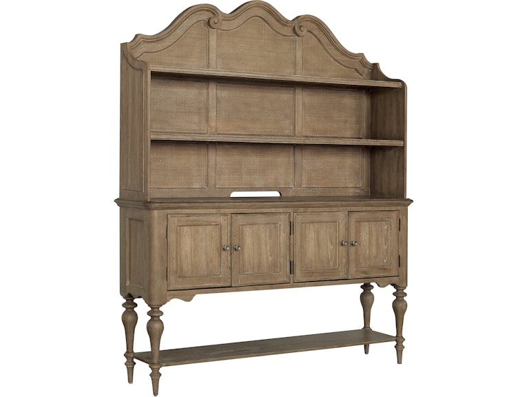 Pulaski Furniture Casual Dining Weston Hills Sideboard and Hutch P293-DR-K5 at Norwood Furniture