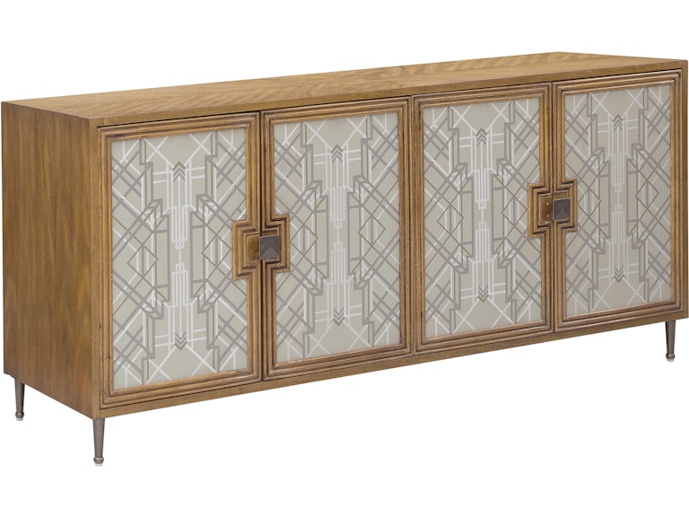 Pulaski Furniture Living Room Door Credenza P301603 at Norwood Furniture