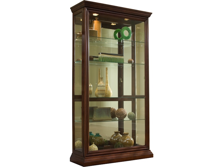 Pulaski Furniture Living Room Two Way Sliding Door Curio 20542 at Norwood Furniture