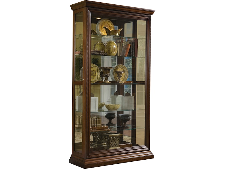 Pulaski Furniture Living Room Two Way Sliding Door Curio 21015 At Norwood Furniture