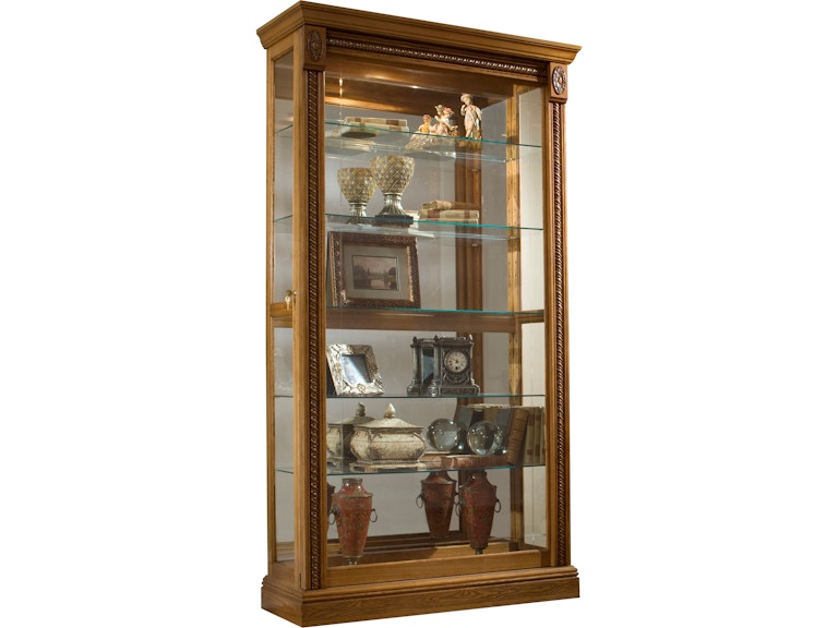 Pulaski Furniture Living Room Two Way Sliding Door Curio 20484 At Norwood Furniture