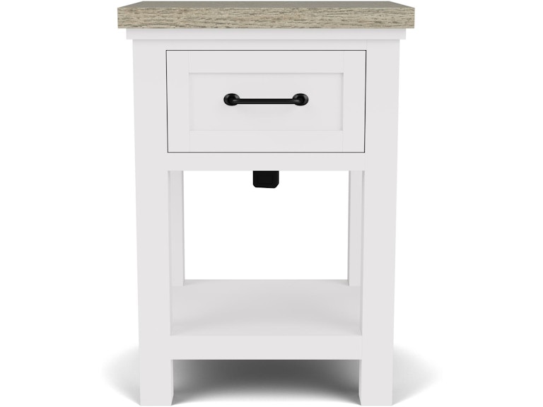 Riverside Bedroom 1-Drawer Nightstand 37298 at Norwood Furniture