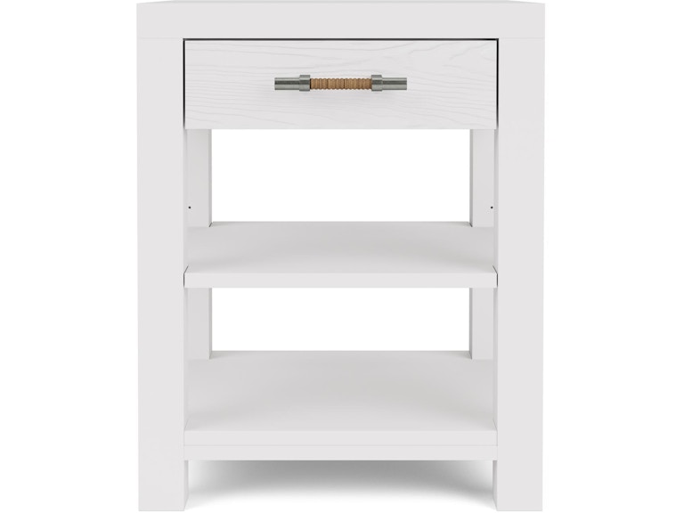 Riverside Bedroom 1-Drawer Nightstand-White 30769 at Norwood Furniture