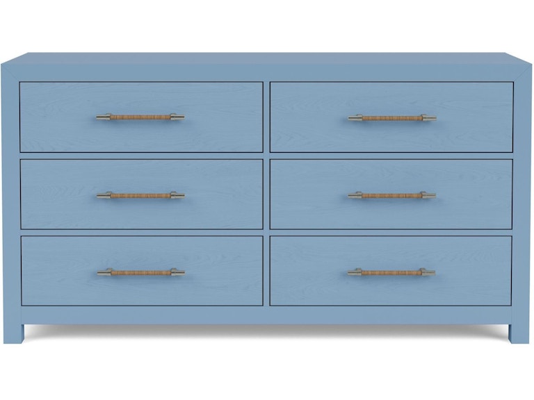 Riverside Bedroom 66" 6-Drawer Dresser-Blue 30735 at Norwood Furniture