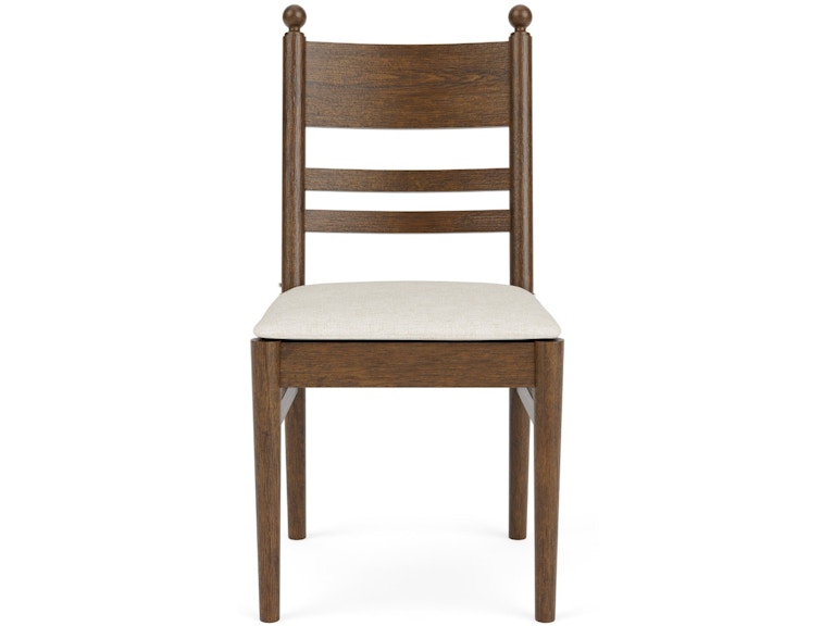 Riverside Casual Dining Brwn Laderbk Side Chr 2In 61757 at Norwood Furniture