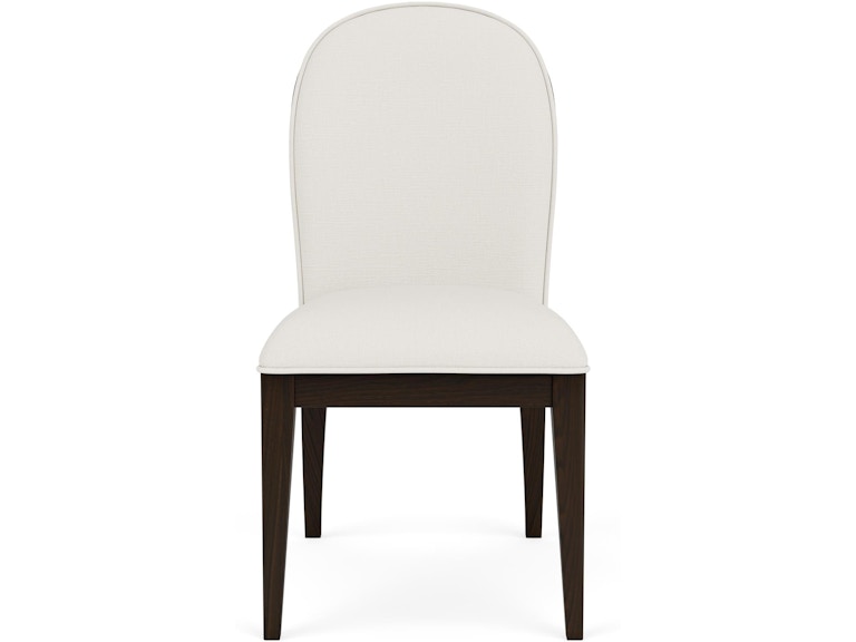Riverside Casual Dining Curved Uph Side Chr 2in 27157 at Norwood Furniture