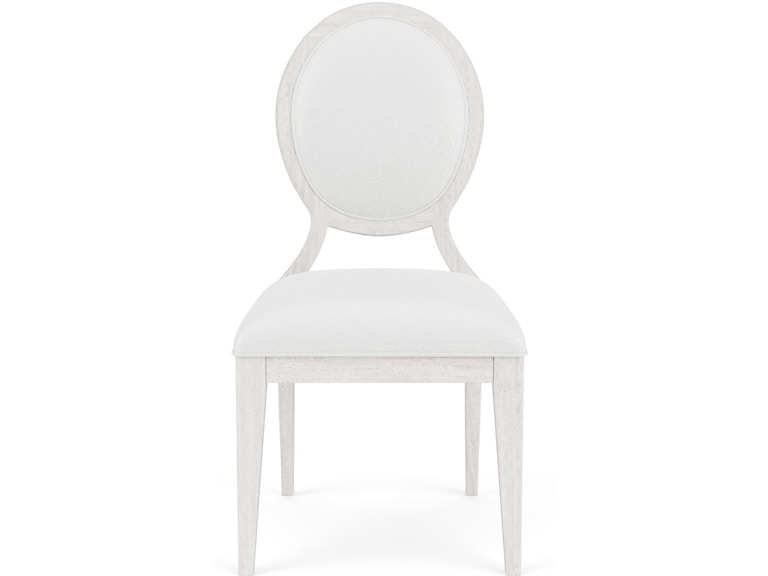 Riverside Casual Dining Oval Bak Uph Side Chr 2in 82558 at Norwood Furniture