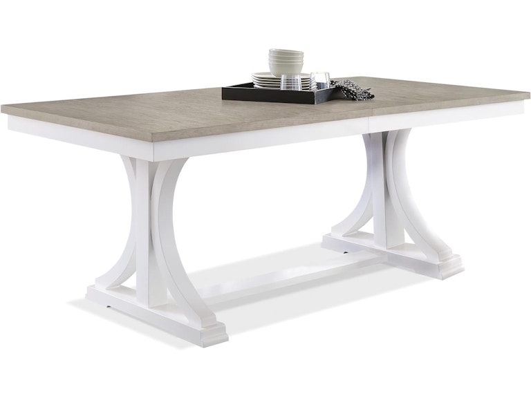 Riverside Casual Dining Trestle Dining Table 37253 at Norwood Furniture
