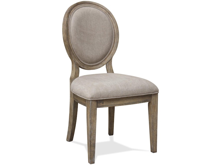 Riverside Casual Dining Uph Oval Side Chair 2in 54957 at Norwood Furniture