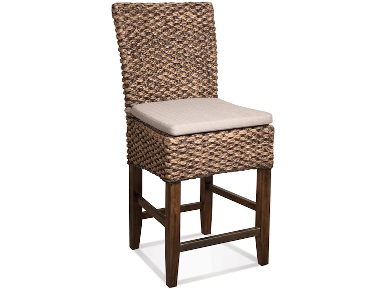 Riverside Casual Dining Woven Contr Uph Stool 2in 36967 at Norwood Furniture