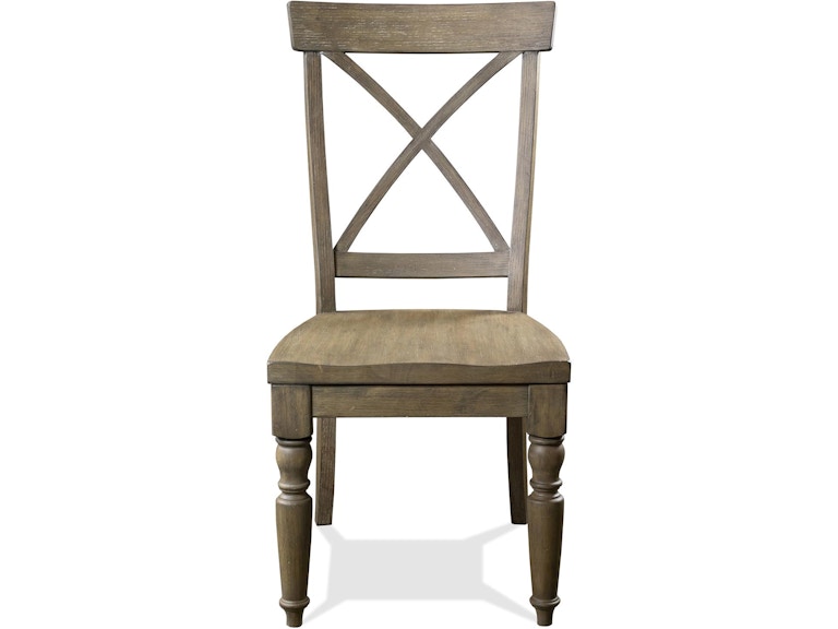 Riverside Casual Dining X-Back Side Chair 2in 54955 at Norwood Furniture