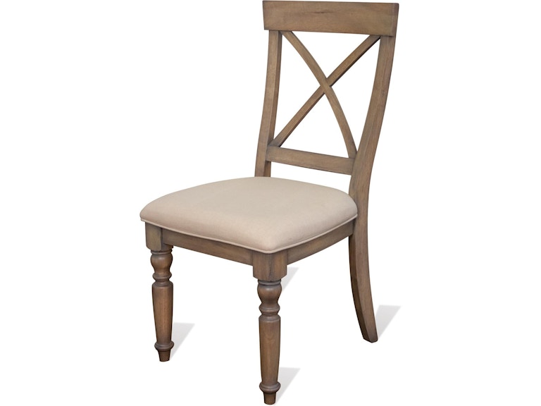 Riverside Casual Dining X-Back Uph Side Chair 2in 21358 at Norwood Furniture