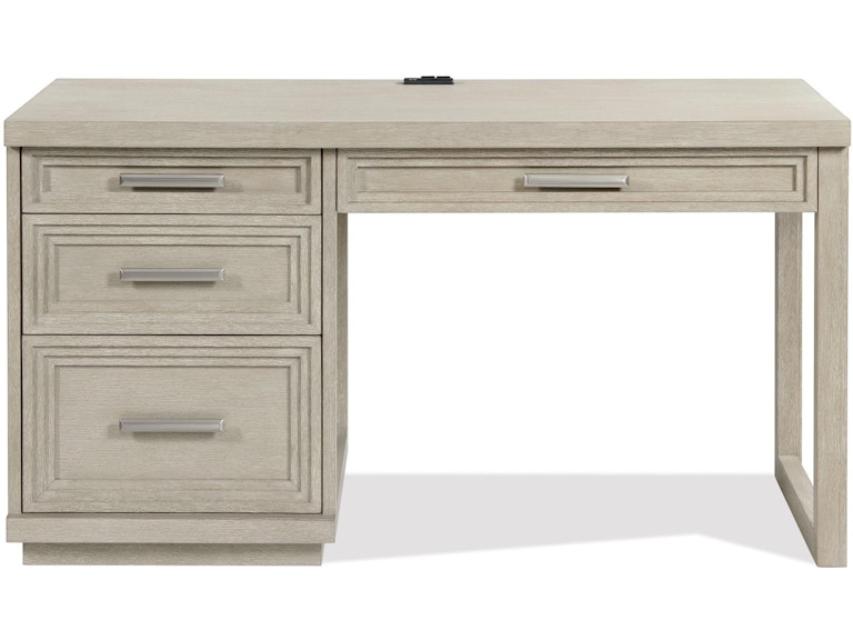 Riverside Home Office Single Pedestal Desk 73430 at Norwood Furniture