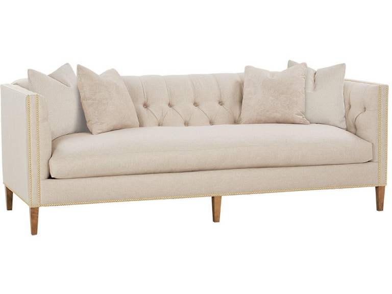Robin Bruce Living Room Brette Bench Cushion Sofa BRETTE-003 at Norwood Furniture