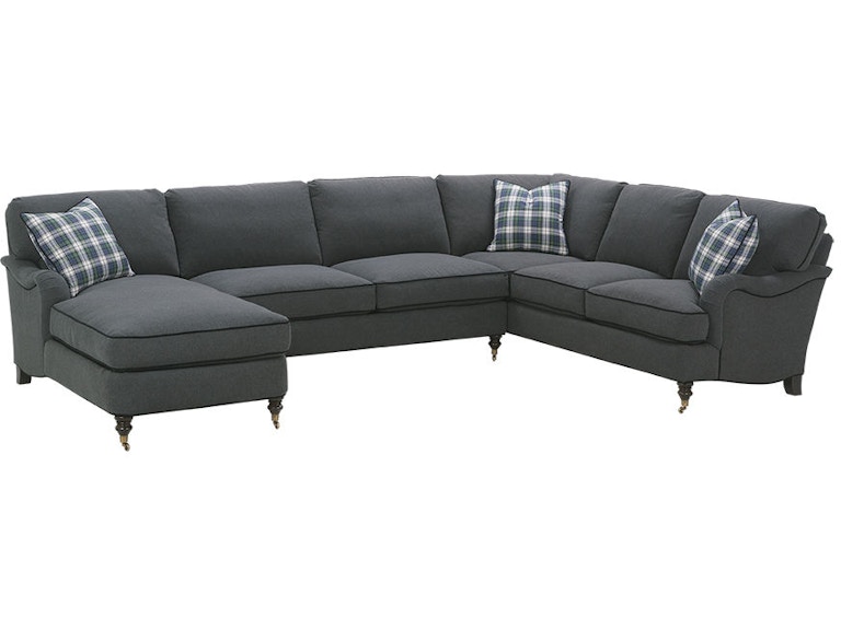 Robin Bruce Living Room Brooke Sectional BROOKE-SECT at Norwood Furniture