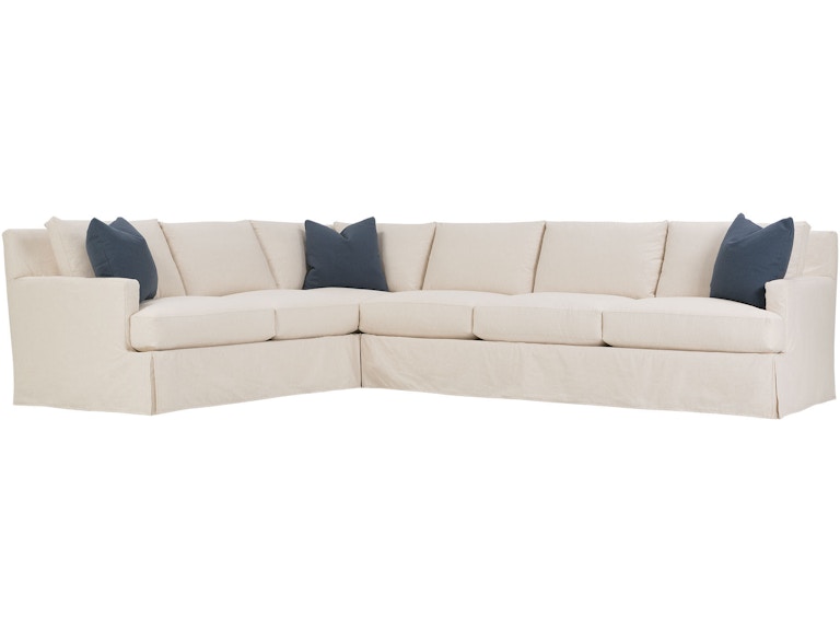 Robin Bruce Living Room Laney Slipcover Track Arm LANEY-SLIP-SECT at Norwood Furniture