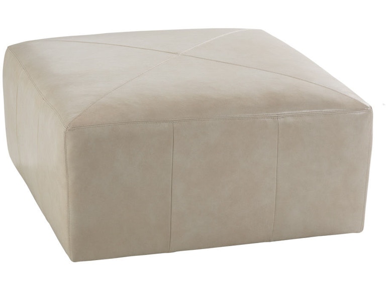 Robin Bruce Living Room Miles-L Leather Ottoman MILES-L-005 at Norwood Furniture